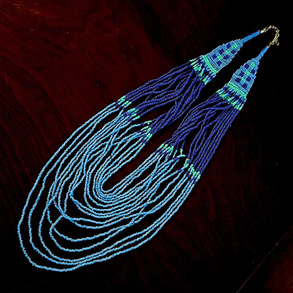 Native American adjustable beaded Necklace